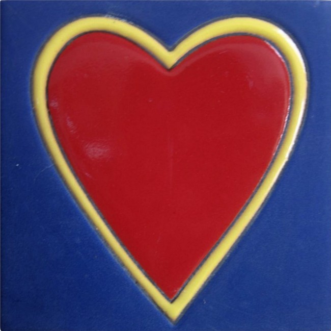 Ceramic High Relief Tile Corazon