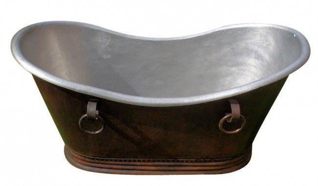 Copper Bathtub Grand Slipper Nickel