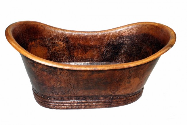 Copper Bathtub Grand Slipper No Rings