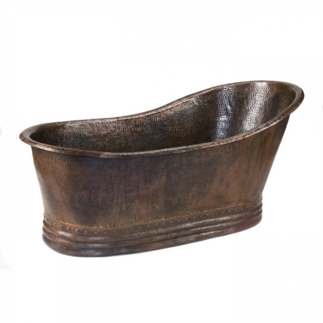 Copper Bathtub Single Slipper