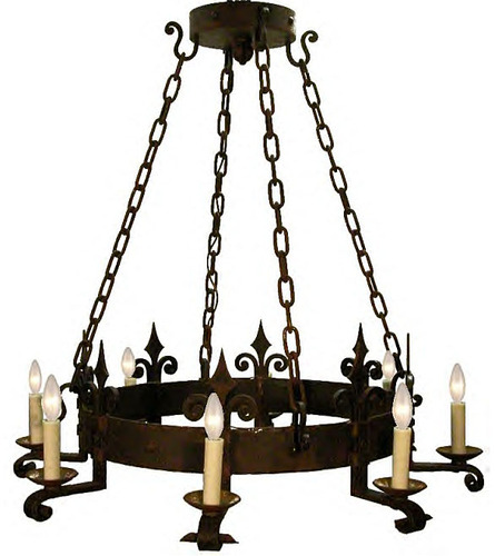 Iron Chandelier Alondra