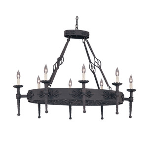 Iron Chandelier Claudia