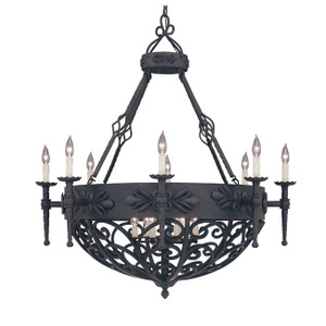 Iron Chandelier Consuelo