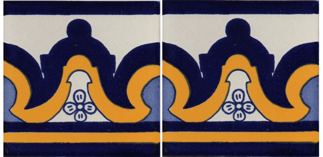 Mexican Talavera Border Tile Abasolo