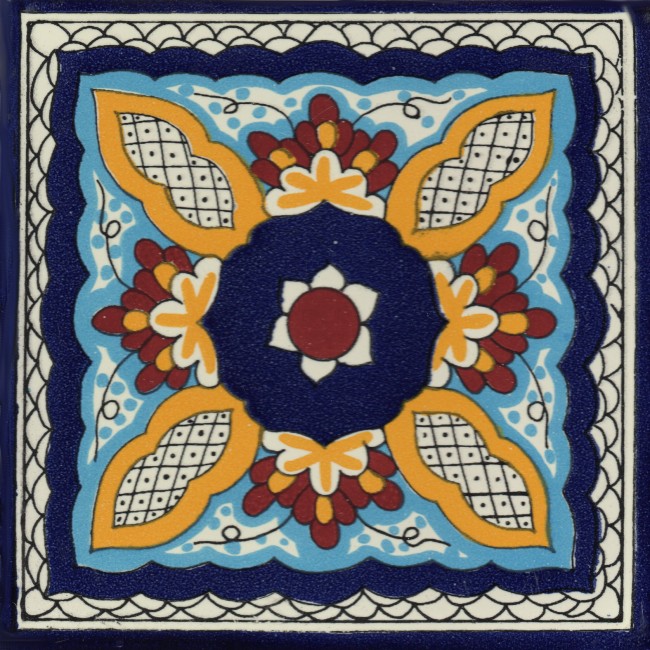 Mexican Talavera Tile Acatic