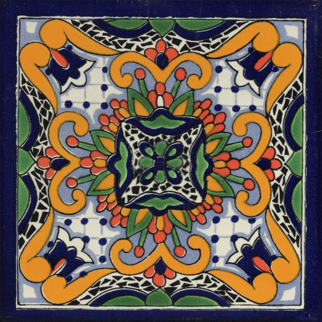 Mexican Talavera Tile Julian