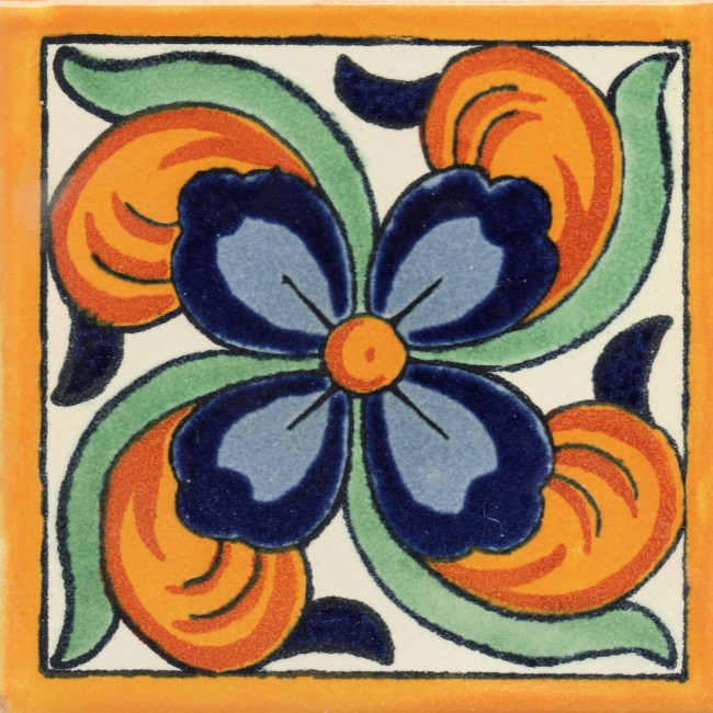 Mexican Talavera Tile Bari