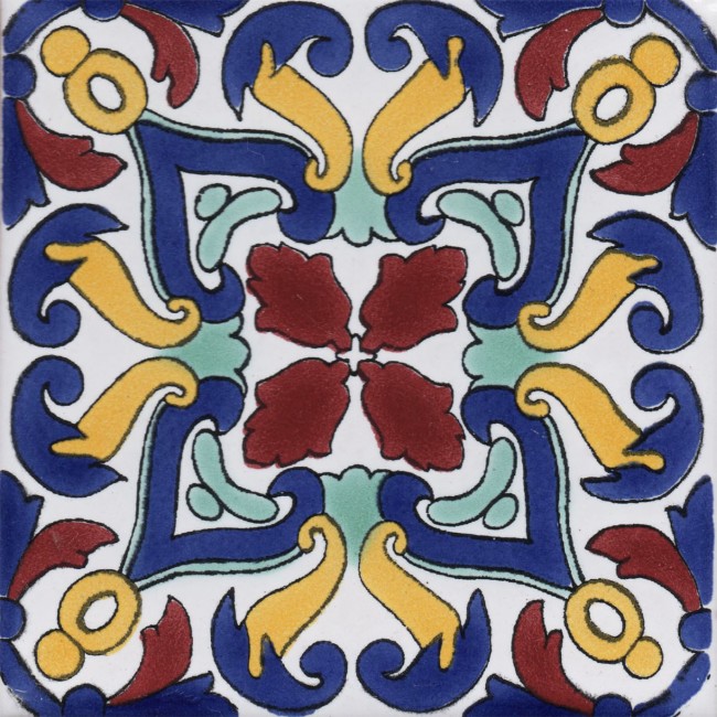 Mexican Talavera Tile Brecia