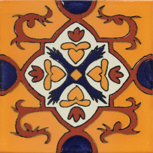 Mexican Talavera Tile Colima