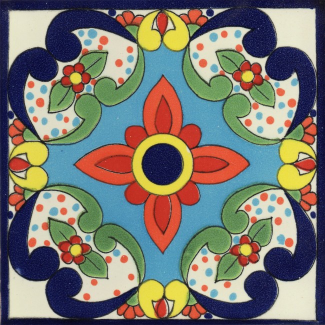 Mexican Talavera Tile Contepec