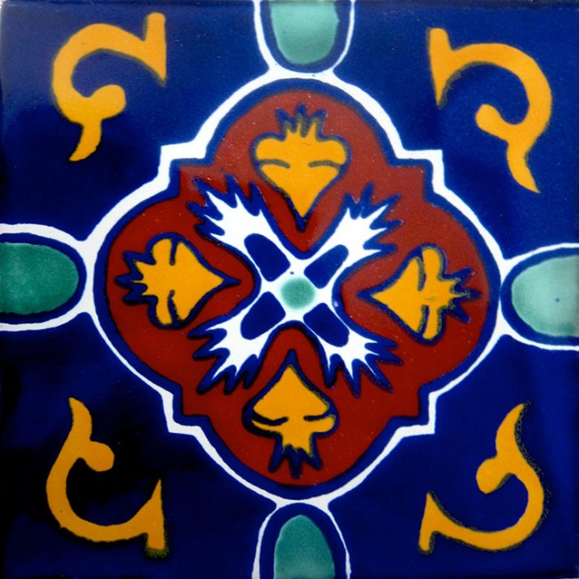 Mexican Talavera Tile Dolores