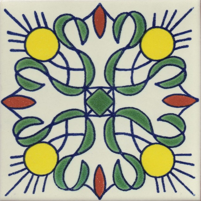 Mexican Talavera Tile Nieves