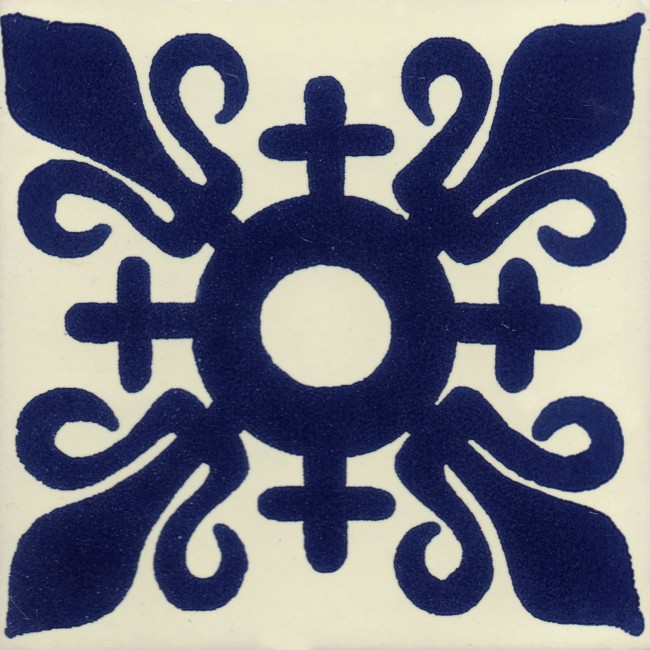 Mexican Talavera Tile Poblado