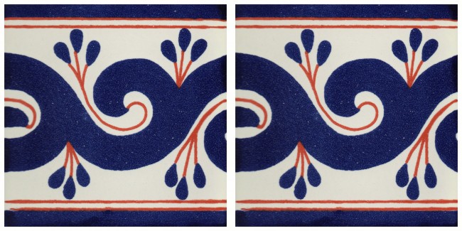 Mexican Talavera Border Tile Sonsierra