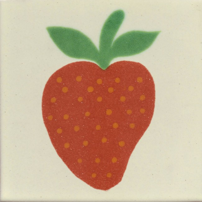 Mexican Talavera Tiles Strawberrie