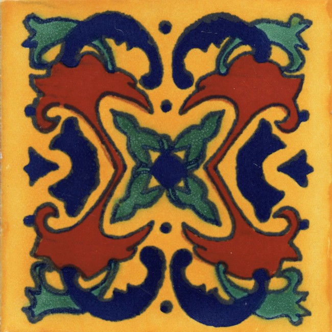 Mexican Talavera Tile Tehuacan