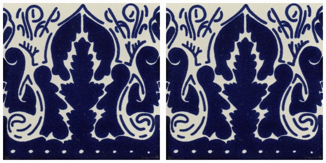 Mexican Talavera Border Tile Tuxpan