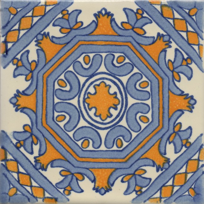 Mexican Talavera Tile Adelfia