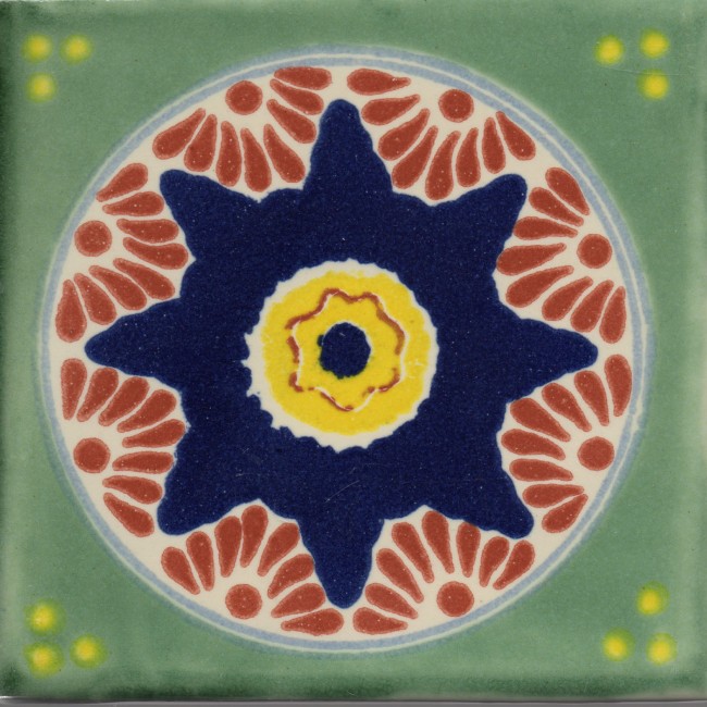 Mexican Talavera Tile Ajalpan