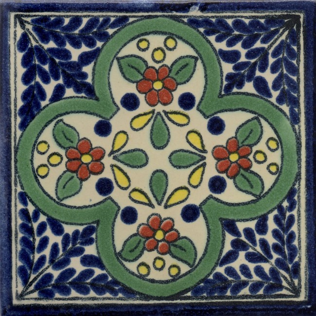 Mexican Talavera Tile Eden 1