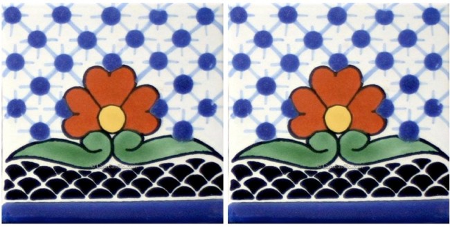 Mexican Talavera Border Tile Tijuana