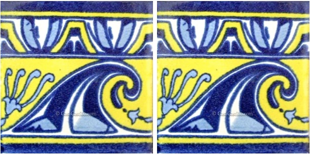 Mexican Talavera Border Tile Escobedo