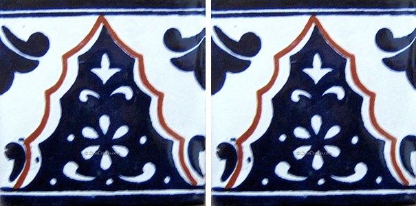 Mexican Talavera Border Tile Tepeji