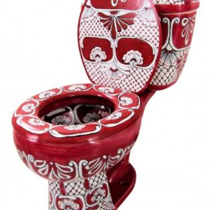 Mexican Talavera Toilet Caliente