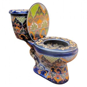Talavera Toilet Set Hidalgo