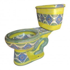 Talavera Toilet Set Nubes