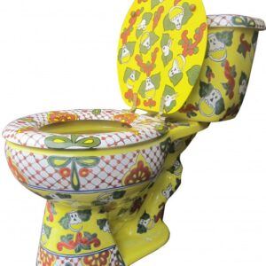 Talavera Toilet Set Calacas