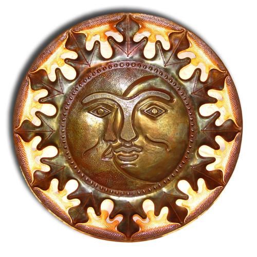 Mexican Wall Lamp 24" Luna y Sol