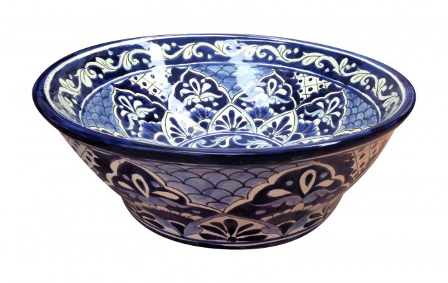 Mexican Talavera Vessel Sink Talavereado – Casa Castillo