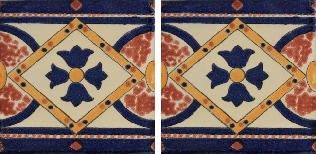 Mexican Talavera Border Tile Julios