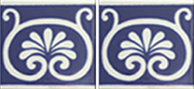 Mexican Talavera Border Tile Lagunilla