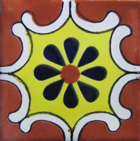 Mexican Talavera Tile Carmen