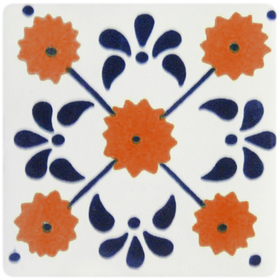 Mexican Talavera Tile Cuquita