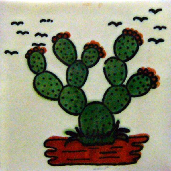 Ceramic Frost Proof Tiles Cactus 2