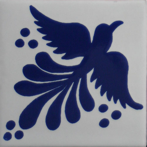 Mexican Talavera Tiles Dove 8