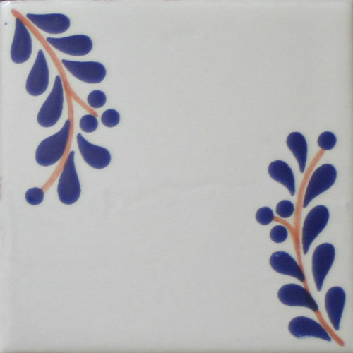 Mexican Talavera Tiles Flowers 21