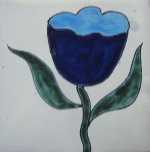 Mexican Talavera Tiles Flowers 26