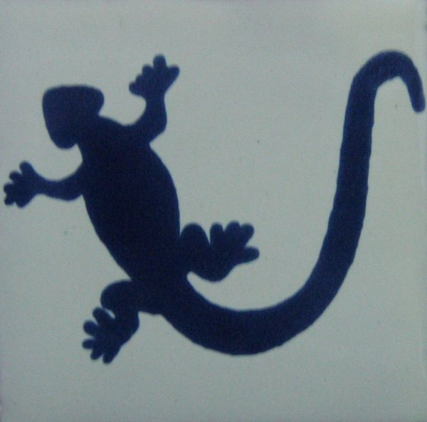 Mexican Talavera Tiles Lizard 4