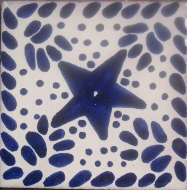 Mexican Talavera Tiles Sea Star