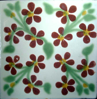 Ceramic Frost Proof Tiles Violets 2