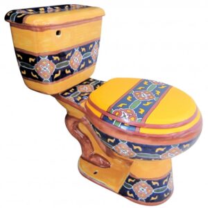 Talavera Toilet Set Dolores