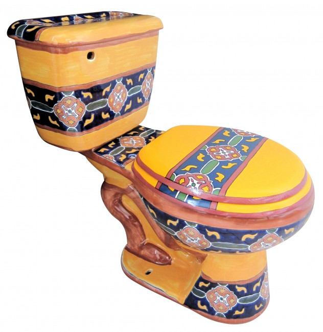 Talavera Toilet Set Dolores