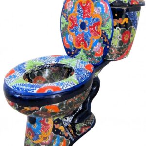 Talavera Toilet Set Abundancia