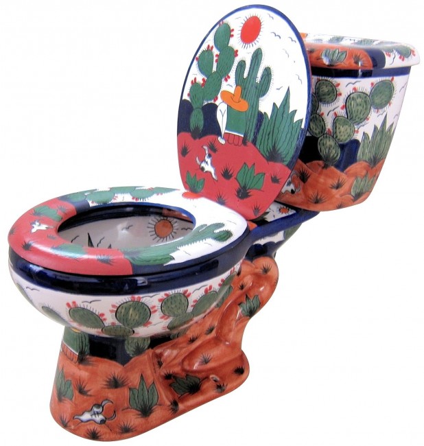 Talavera Toilet Set Rancheros