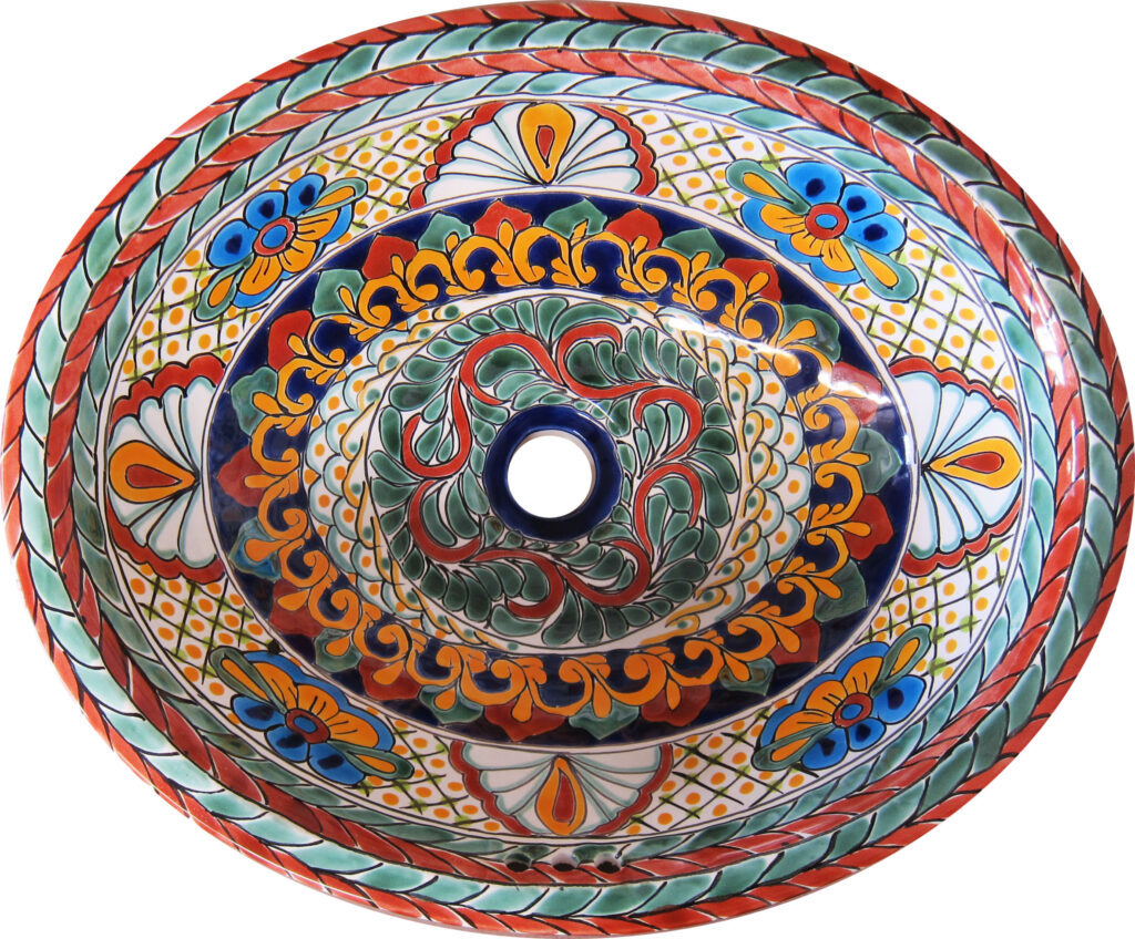 Mexican Talavera Sink Oval LM-10