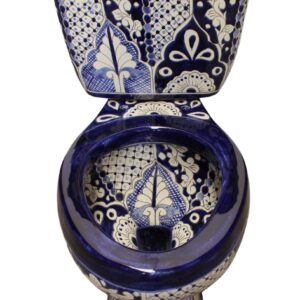 Elongated Comfort Height Toilet Pluma Azul